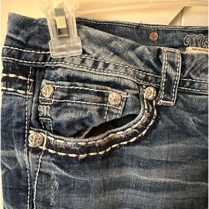 Miss me Jeans 32x33 easy boot dark blue.